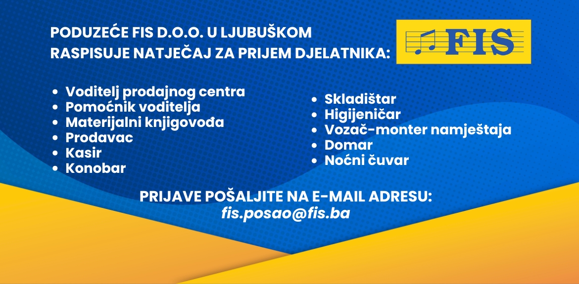 FIS oglas za posao