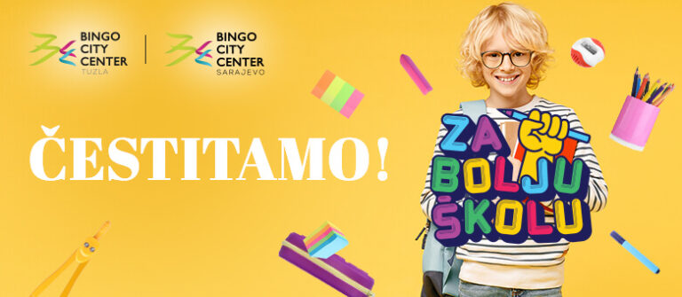 Bingo City Centri u Sarajevu i Tuzli donirali po 10.000 KM dvjema osnovnim školama