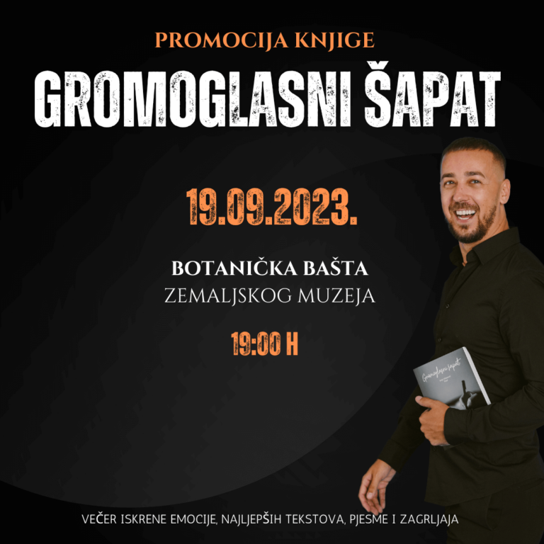 Večer čiste i iskrene emocije – promocija knjige Gromoglasni šapat u Sarajevu