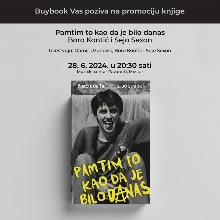 Promocija knjige “Pamtim to kao da je bilo danas”