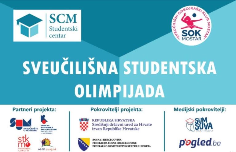Danas u Mostaru počinje Sveučilišna studentska olimpijada