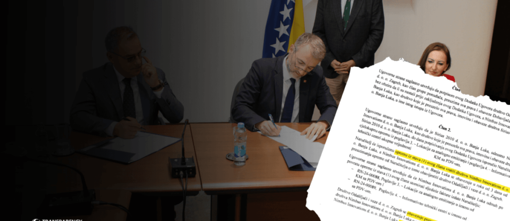 Transparency International BiH dobiva uvid u aneks ugovora o digitalizaciji javnih servisa