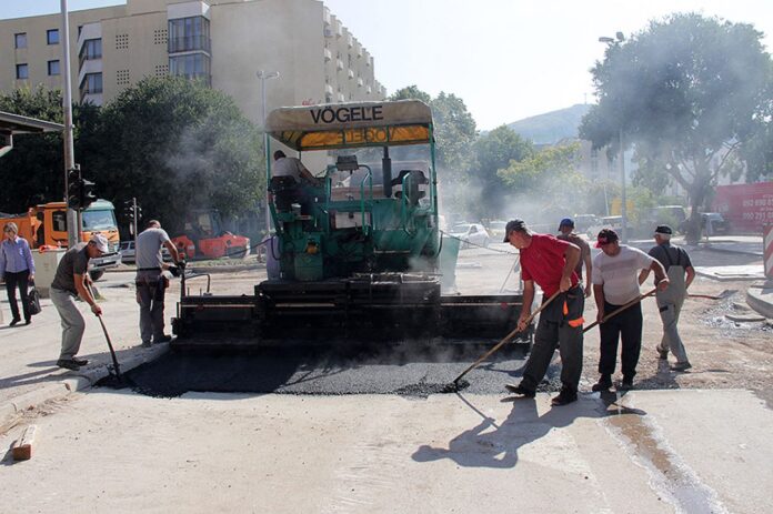 Slika: Asfaltiranje Hotel Eto, Izvor: bljesak.info