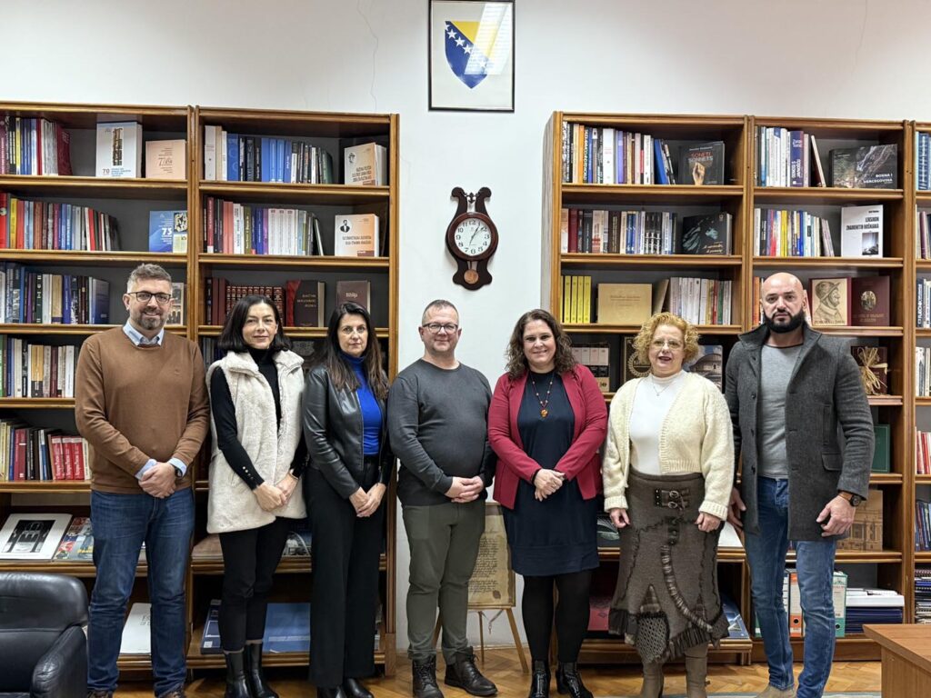 Federalna ministrica obrazovanja i znanosti, prof. dr. Jasna Duraković održala je radno-konzultativni sastanak s v.d. ravnateljicom Nacionalne i sveučilišne knjižnice Bosne i Hercegovine i njezinim suradnicima