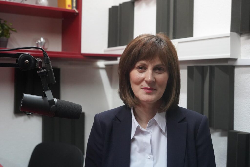 Dr. sc. Anita Begić u studiju Običnog radija