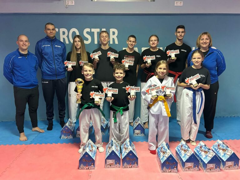 Dodjela nagrada najboljim sportašima Taekwondo kluba Cro Star